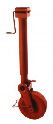 Stützrad für Ackerwagen halbautomatisch, grundiert Rohr Ø 90 mm, Rohrlänge: 600 mm, Stützlast: 2000 kg, Blechrad 310 x 90 VerglNr: 130063