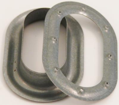 Ovalöse, verzinkt 42 x 22 mm, h 13 mm VerglNr: 020010004