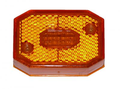 Aspöck Flexipoint I Lichtscheibe, gelb 65x44x23, reflektierend VerglNr: 014000366