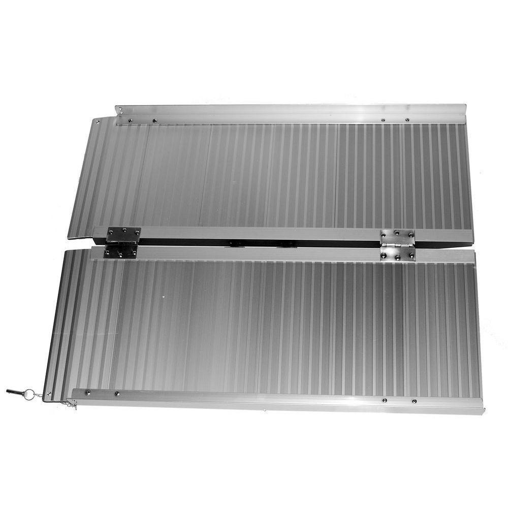 Auffahrschiene Rollstuhl klappbar 910x740 mm, 200 kg 