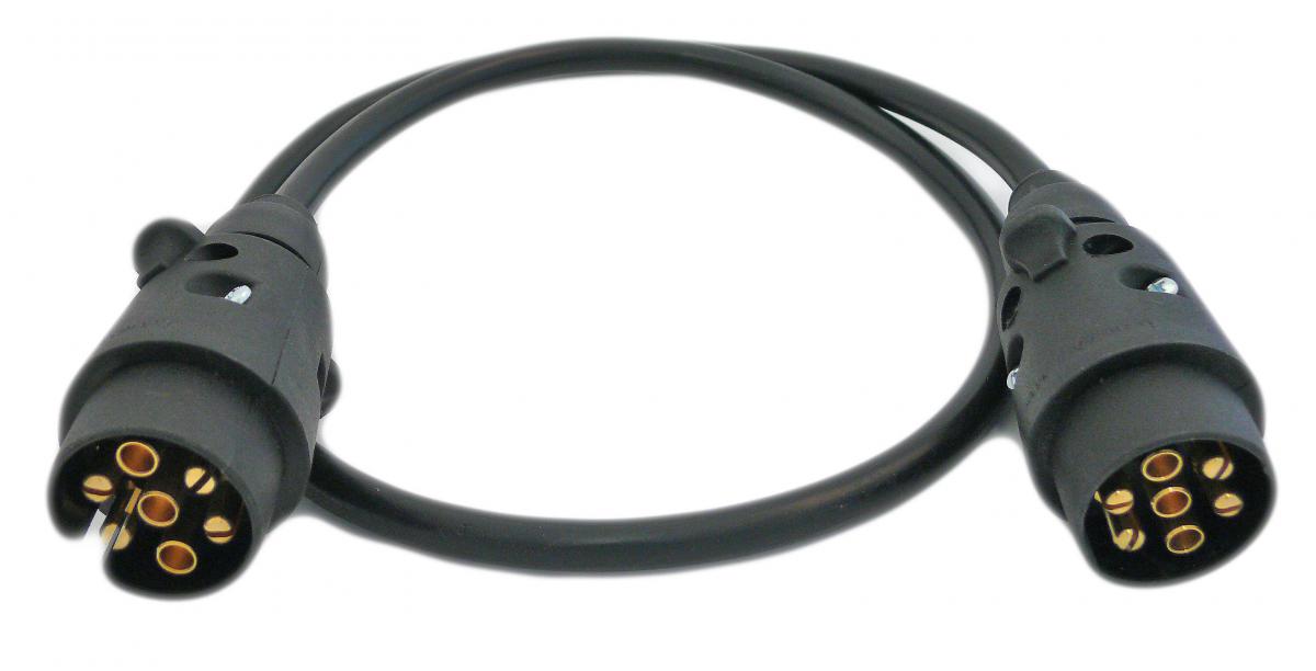 Zwischenkabel, 7-polig, mit 2 x Kunststoff-Stecker, 1000 mm