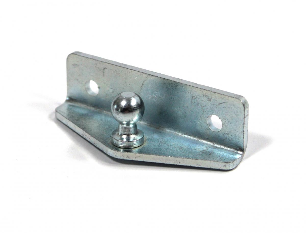 Befestigung f. Gasfeder, vz. Winkel 65x22x2,5 m.Kugelzapfen 