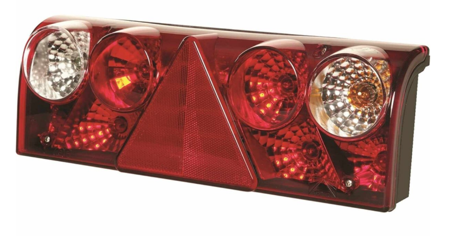 Aspöck Heckleuchte EuropointII re,7 pol.,4x2pol.,Teil-LED,24V