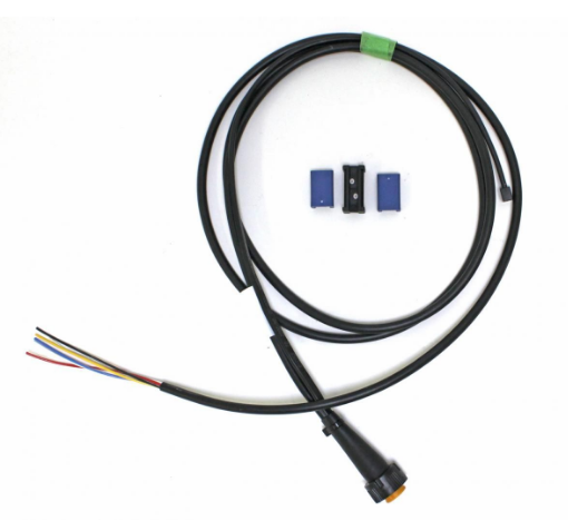 Aspöck Reparaturleitung mit  5 pol Bajonettstecker und DC-Abgang