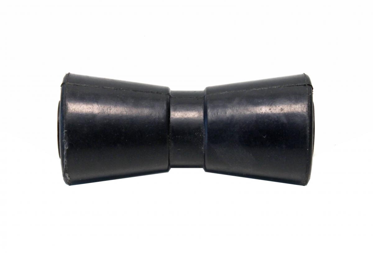 Kielrolle, V-Form, Gummi Achse 17 mm, Länge 195 mm 