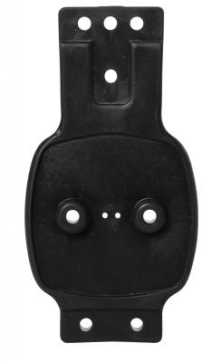 Aspöck Gummihalter gerade für Squarepoint, Länge 129mm