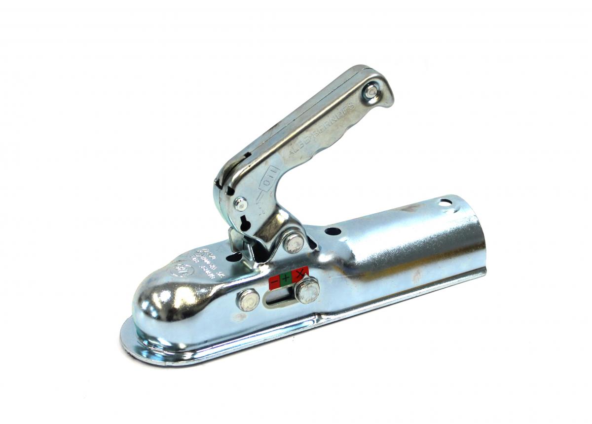 ALBE Kugelkupplung EM 80 RF 800/75 kg, Zugrohr Ø 60 mm Bohrung: vertikal Ø 10.5, Lochabstand 90 mm