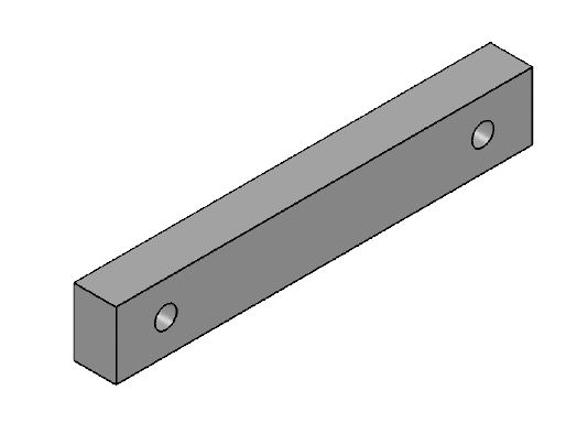 Distanzstück UNSINN Bremswinkelbeilage H25 x 247 mm, Loch 188 mm, 3500 kg Flachstahlausführung, verzinkt