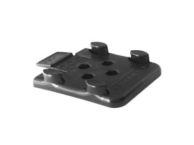 Halter für Unterlegkeil Kunststoff, schwarz VerglNr: Radkeil Keil