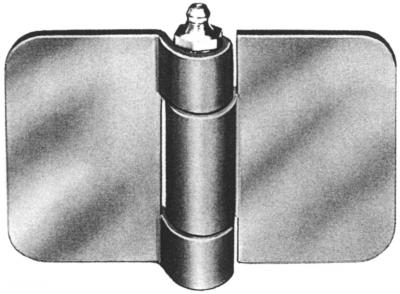 Scharnier verzinkt ungelocht Flügel 50 / 50 mm, BH 65 mm VerglNr: 140542