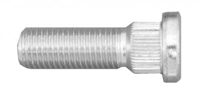 Radbolzen M 12 x1,5 x 35 mm mit Riffelung 17 mm