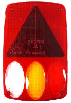 Aspöck Earpoint IV Lichtscheibe rechts mit NES und RFL 236x153x15 VerglNr: 014000464, 18-8448-517