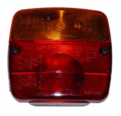 Schlussleuchte AJBA links/rechts 107x100x53 mm mit Gummitülle, ohne Kennzeichenfenster Typ: FP11