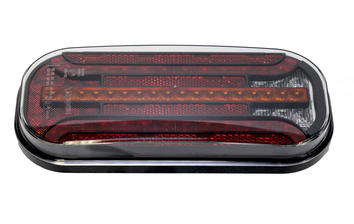 Fristom Schlussleuchte LED FT-230 links BBSKNR, 94x214x36mm, 5-pol Bajonett