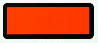 ADR-Tafel, starr, 300 x 120 mm 