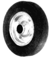 Ersatzrad, Vollgummi Stahlfelge 200 x 50 VerglNr: 130204