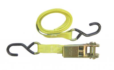 Zurrgurt 275 daN, 25 mm breit FE 0,3m, LE 1,7m, mit S-Haken 