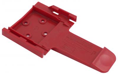 Halter für Unterlegkeil Kunststoff, rot VerglNr: Radkeil Keil