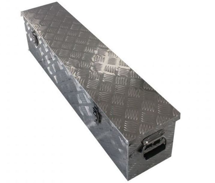 Transportbox Alu, L1078 x B255 x H225 mm mit Hebelverschluss VerglNr: 418110001