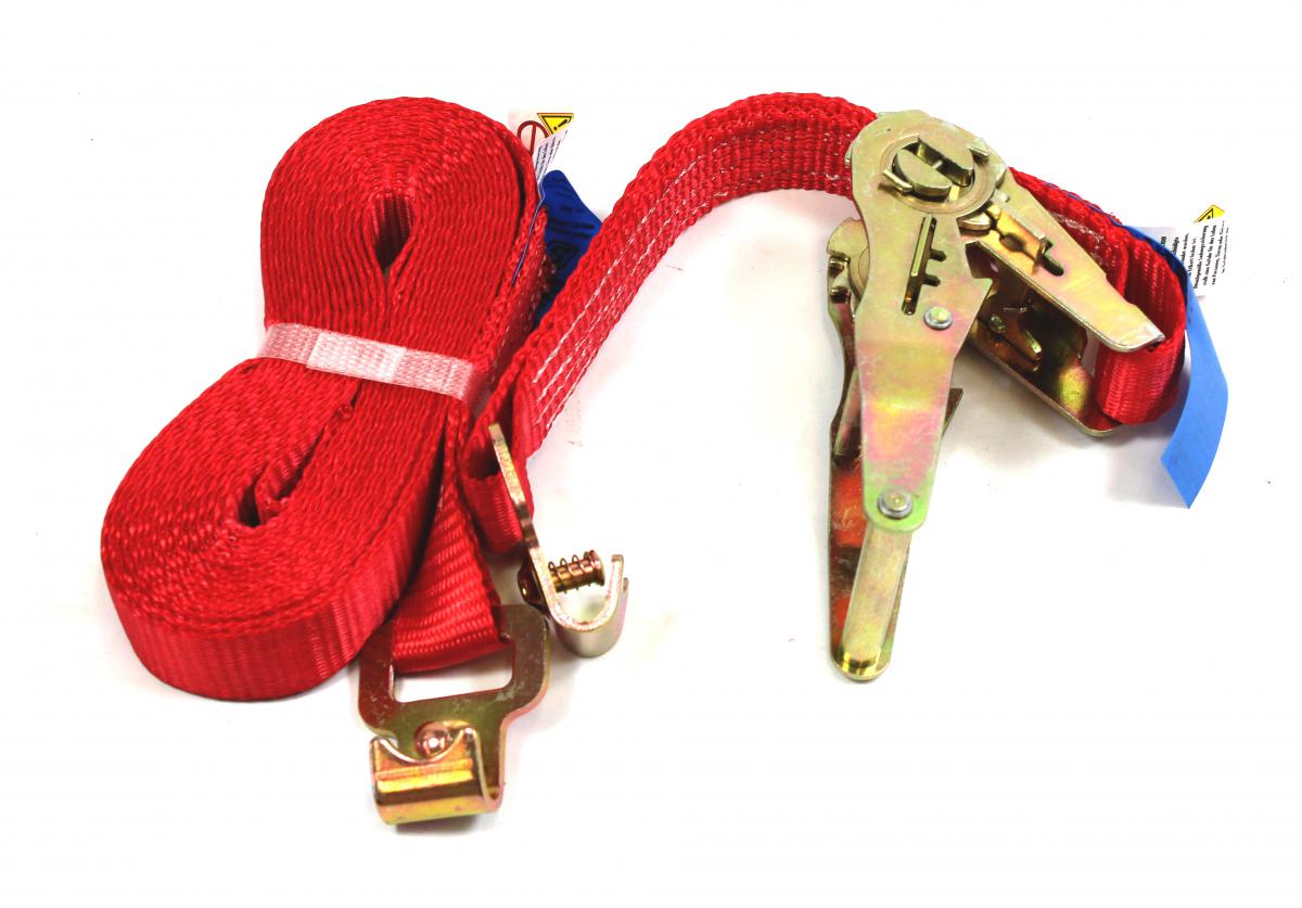 Zurrgurt 500 daN, Breite 25 mm FE0,3m, LE5,7m, Flachsicherung 