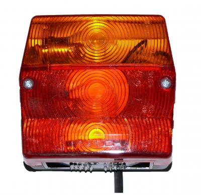 Aspöck Dreikammerleuchte Minipoint ohne KZ, mit NES-Abgang, mit Bajonettanschluss, 99x93x49, Aspöck