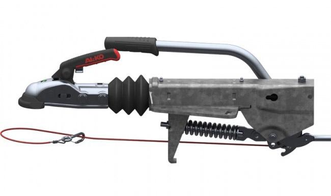 ALKO Auflaufeinrichtung, V- 161 S, 950-1600 kg, Stützlast: 100 kg, Ausführung Handbremshebel: Totpunkt, RB: 2361