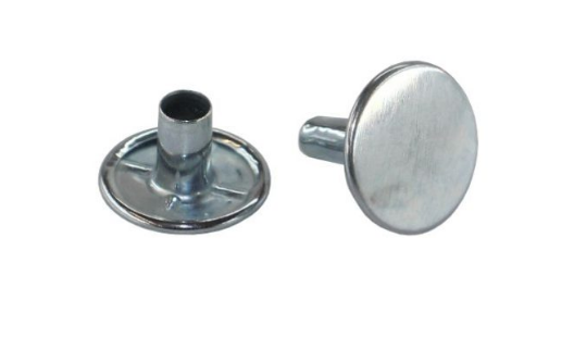 Hohlniet Calott, verzinkt l 12 mm, id 3 mm, ad 13 mm