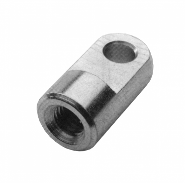 Auge Ø 14.1, flach abgefräst, Gewinde M14, 14 x 40 mm