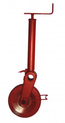 ALKO Stützrad für Ackerwagen halbautomatisch, grundiert Rohr Ø 70 mm, Rohrlänge: 460 mm, Stützlast: 1500 kg, Blechrad 310 x 90