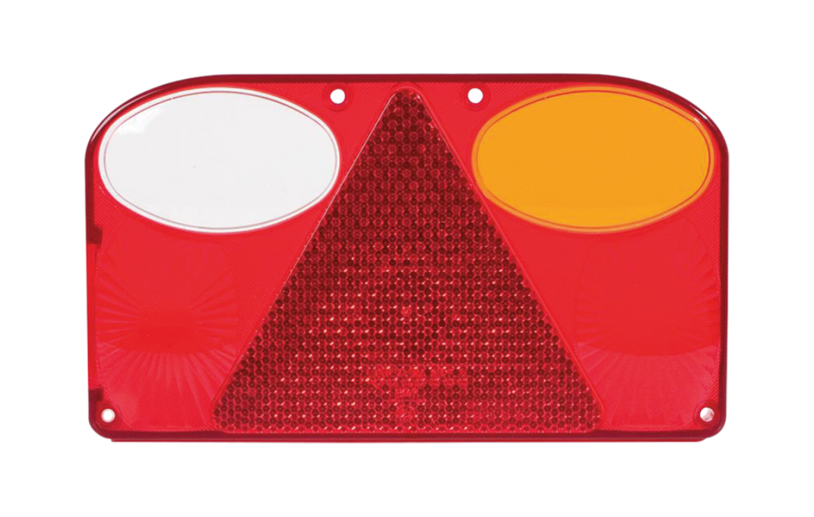 Fristom Lichtscheibe FT-088 rechts 135x238 mit Rückfahrlicht VerglNr: 014000653