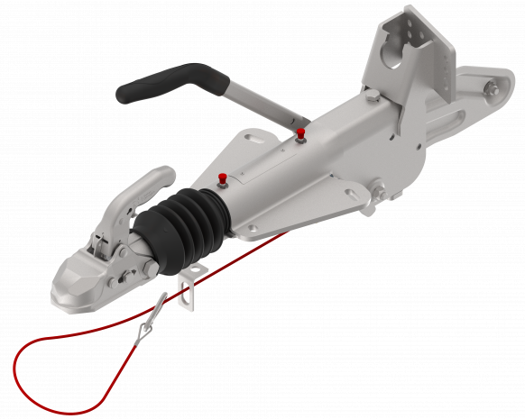 KNOTT Auflaufeinrichtung V, KF 30-E, 1600-3000 kg, mit Stützradkonsole VerglNr: 204303001