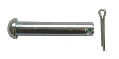 Bolzen Ø 12 x 65 mm, verzinkt, lose für Bordwandscharnier