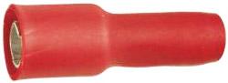 Rundsteckhülse 4,0 - rot 0,5-1,0 mm - VPE á 100 Stück 