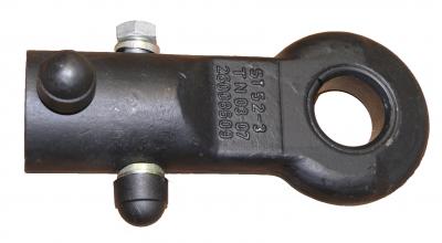 KNOTT DIN Zugöse, -3500 kg, universal, Bohrung 14.5 / 14.5 mm, Rohrdurchmesser: Ø 50 mm, Lochdurchmesser: Ø 40 mm, VerglNr: 98761993