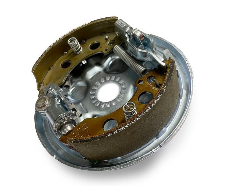 RB-Bausatz Rechts 2051 EURO, Bremsschild inkl. Bremsbacken kpl. passend zu ETI 811135/57/58 