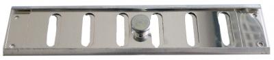 Lüftungsschieber, Alu poliert 195 x 45 mm 
