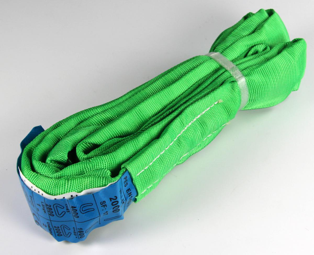 Rundschlinge grün 2 to, Umfangslänge 4 m VerglNr: 013000524