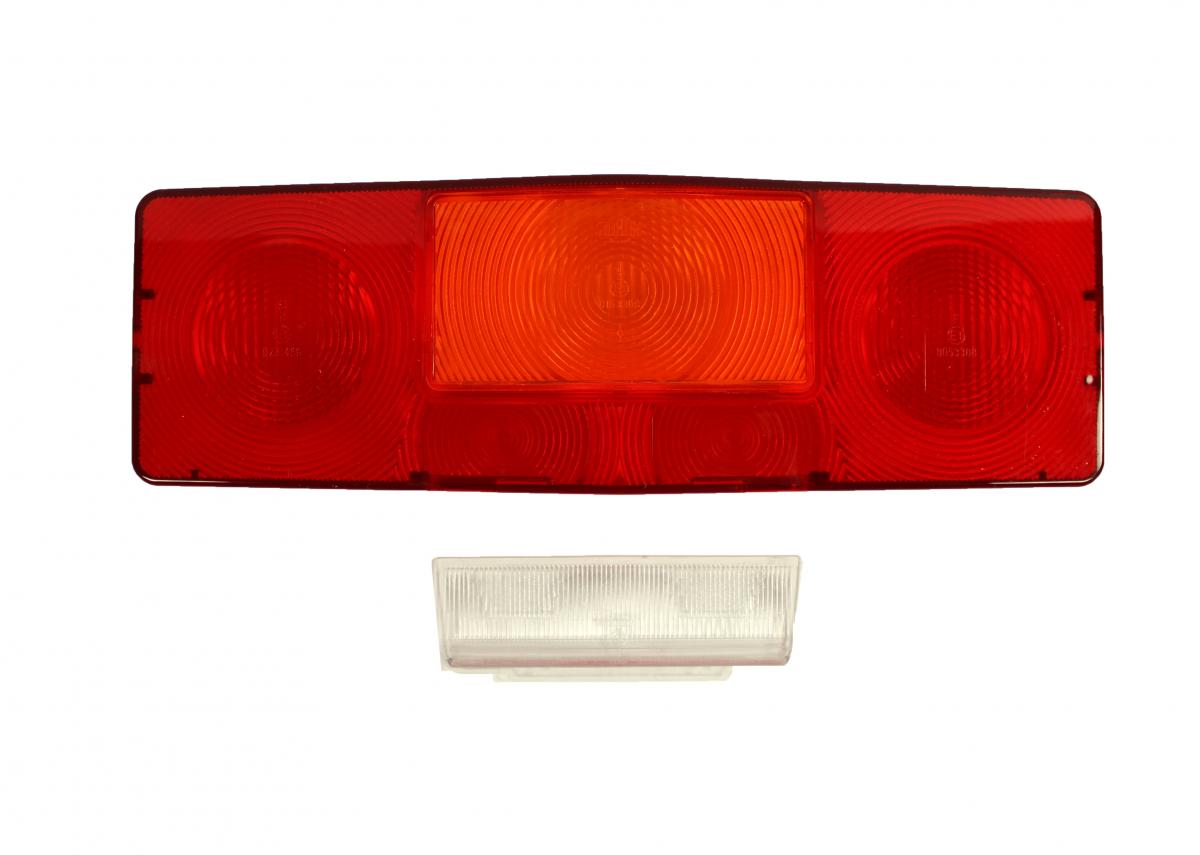 Lichtscheibe Jokon E/BBS(K)N 496, links 285x96x65, ohne KZL mit NSL VerglNr: 014000846, 19.6021.410