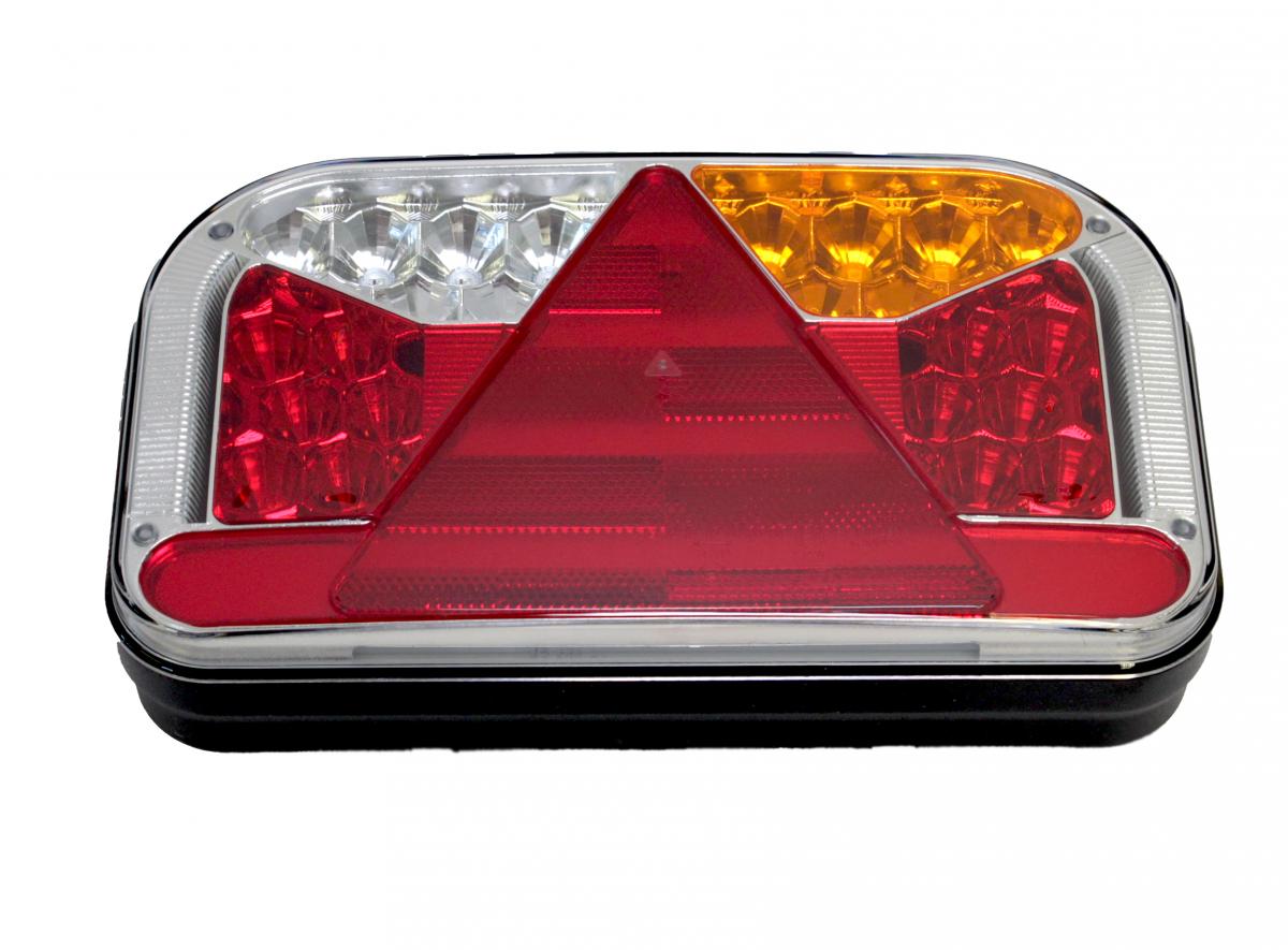 Fristom Schlussleuchte LED FT-170 recht BBSKR Rückfahr- und Kennzeichenlicht, 140x240x55, 5-pol Bajonett VerglNr: 014002193