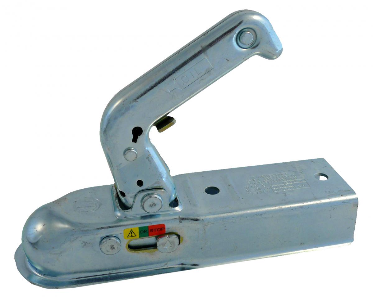 Winterhoff Kugelkupplung 8G 800/75 kg, Zugrohr vk. 60 mm Bohrung: vertikal Ø 10.5