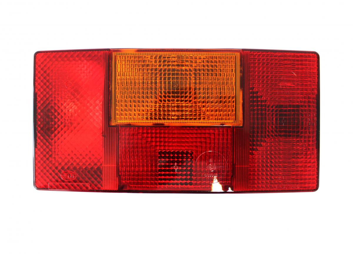 Hella Schlussleuchte BBSN 12/24V, links 210x108x66mm, vertikale Montage! Mit Nebelschlussleuchte VerglNr: 2SD 006 040-131, 2SD.006.040.131, 014000640,