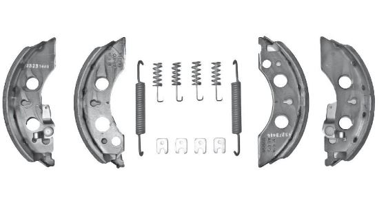 ALKO Bremsbackensatz 200 x 50, 2051 für automatische Nachstellung AAA, VerglNr: 1650426