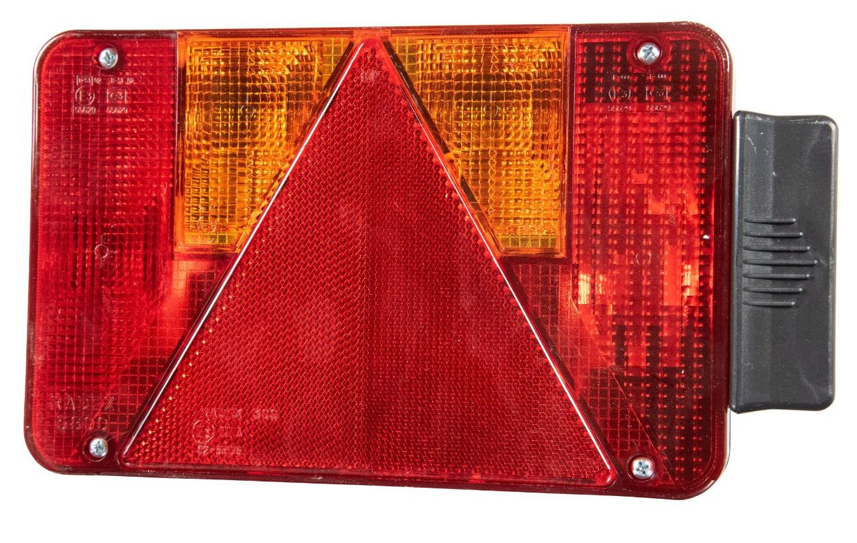 Mehrfunktionsleuchte Radex 5901, links, inkl. Glühbirnen, Bajonett-Anschluss, L: 248 mm, B: 140 mm, H: 59 mm, VerglNr: 014000706