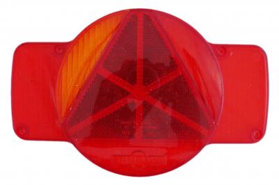 Schlussleuchte Humbaur links mit KZL, NSL + Dreieckrückstrahler, 245x95/155x60, 5 pol Bajonettanschluss VerglNr: 405.00001