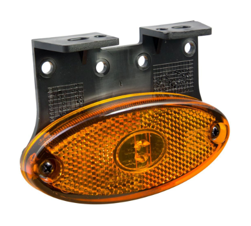 Aspöck Flatpoint II Seitenmarkierungsleuchte LED, 24 V SML, 0,5m P&R Kabel, 90° Winkel(Z) VerglNr: 31-2364-014