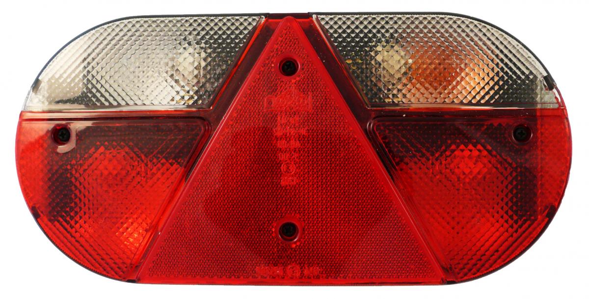 Schlussleuchte Jokon rechts BBSKWN 610, 24 Volt 286x138x60, KZL, RFL, NSL, 6 pol Bajonettansschluss VerglNr: 10.2050.640