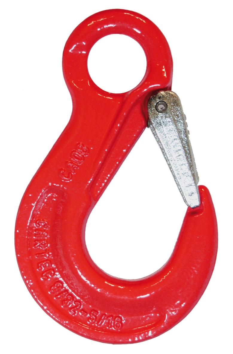 Ösenlasthaken mit Blechfalle Tragfähigkeit 2000 kg 