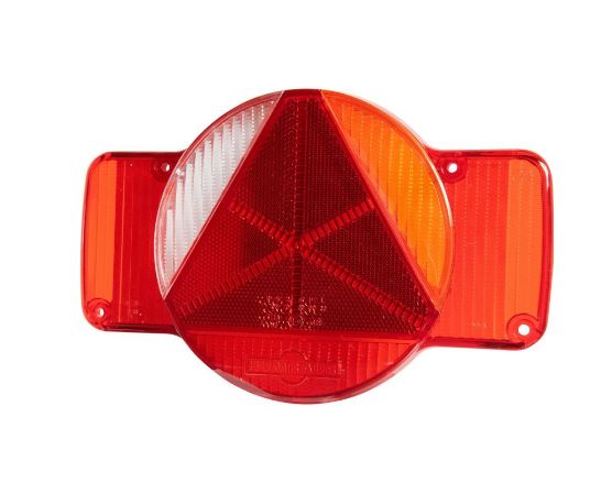 Lichtscheibe Humbaur rechts RFS + Dreieckrückstrahler, 245x95/155x60 VerglNr: 405.00005, 40500005