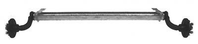 ALKO Achse 750 kg, A: 1150 mm, 1580 mm, 4-Loch