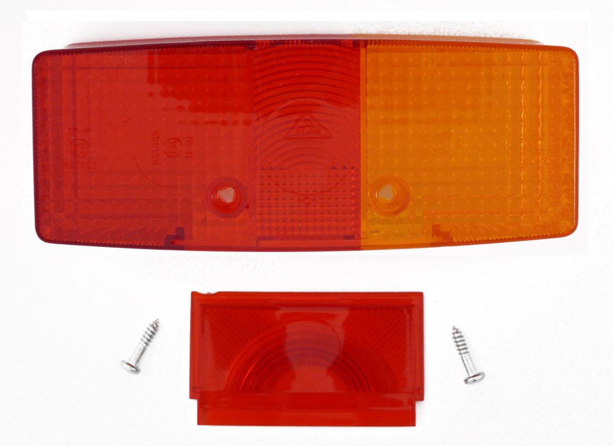 Hella Lichtscheibe rechts f. 2SD 003 184 041 158x64x54mm ohne KZL VerglNr: 9EL118701-001